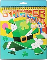 Vista 11 de Manualidades de animales para niños de 4 a 8 años, libros de pintura con calcomanías, libro de calcomanías para niños de 4 a 8 años, niños y niñas