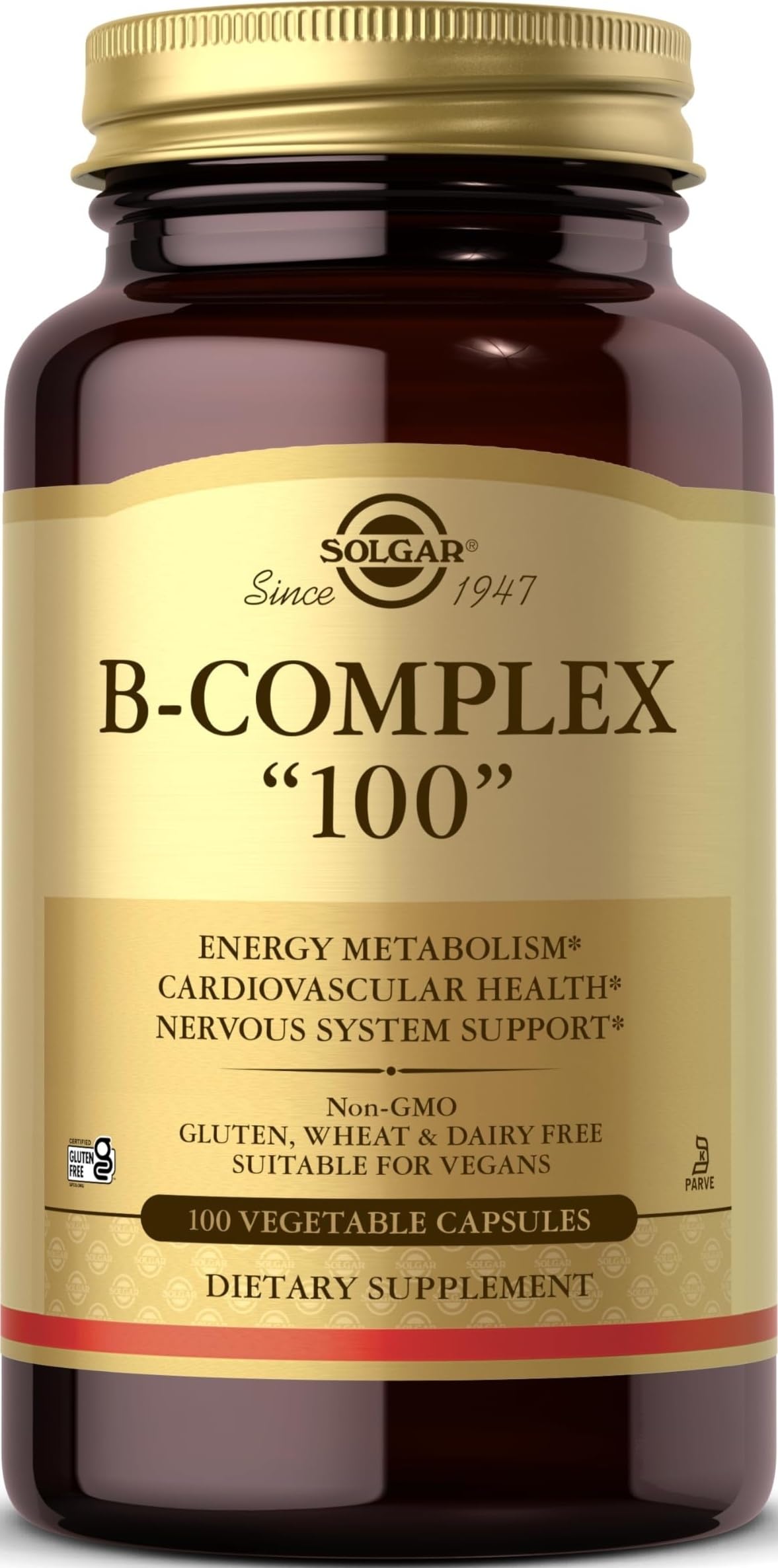 Solgar - Vitamin B Complex 100 Extra High Potency 100Vcaps