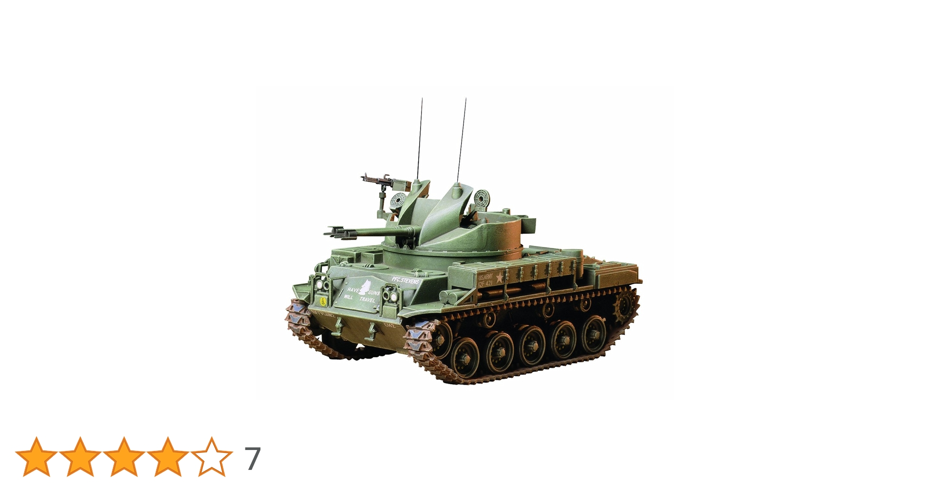 【ひでさん】タミヤ1/35 M42ダスター　 リモコン。　未組立プラモデル Amazon | タミヤ アメリカ陸軍 対空自走砲 M42ダスター 35161 (1