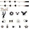 Yatihugy Various Cute Resin Shoe Charms Packs,Bling Shoe Charms for Girls Princess,Girly Shoes Decorations for Clogs…