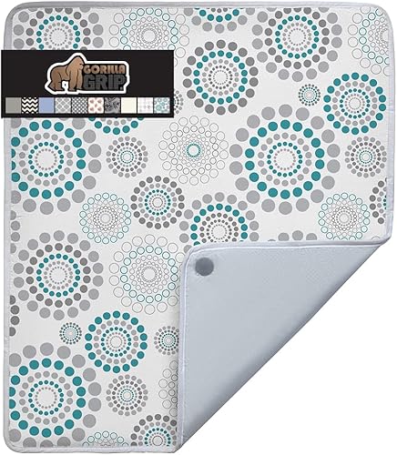 Miniatura 25 de The Original GORILLA GRIP Funda y almohadilla para tabla de planchar, revestimiento de silicona, acolchado grueso resistente a quemaduras, fundas de