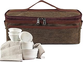 FmtwPhn 32 x 12 cm Palillos de Camping Bolsa de Almacenamiento Organizador de Utensilios Portátil Caja de Almacenamiento Vajilla, Cubertería Bolsa de Almacenamiento Portátil, Bolsa de Cocina Cubiertos