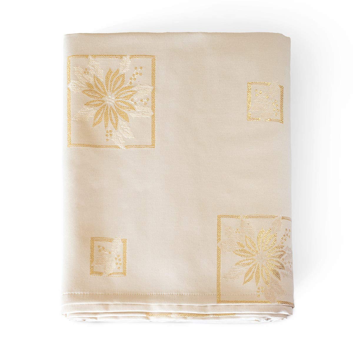 Nappe de luxe de Noël- Traitement anti taches - Grande tailles - Ref. Noël., blanc, 59 x 157" (150 x 400cm)