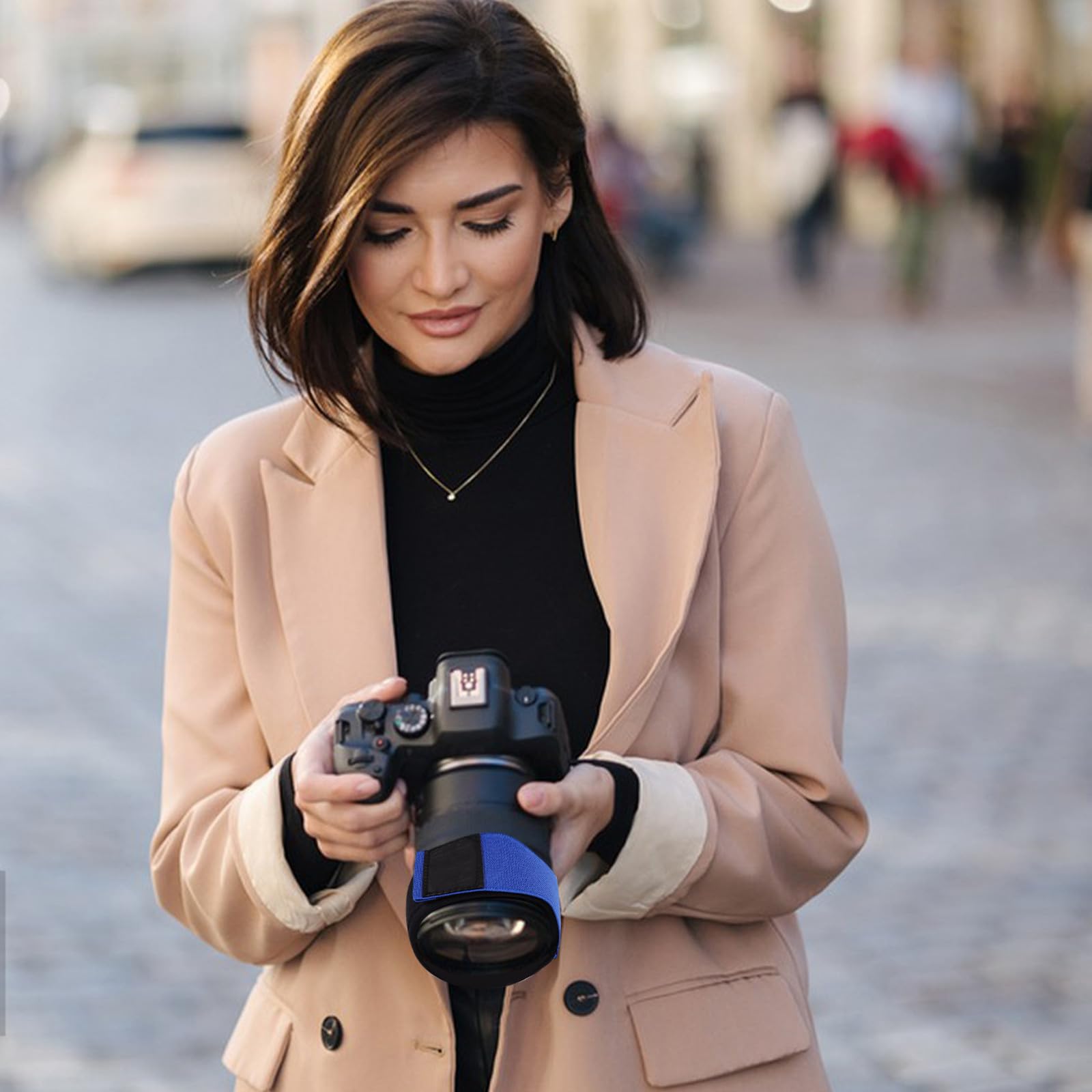 Chauffe-Objectif USB Portable pour Appareil Photo et Télescope avec Protection la Condensation, Tissu et Plastique, Réglage 3 Niveaux pour Photographie en Extérieur et Astronomie