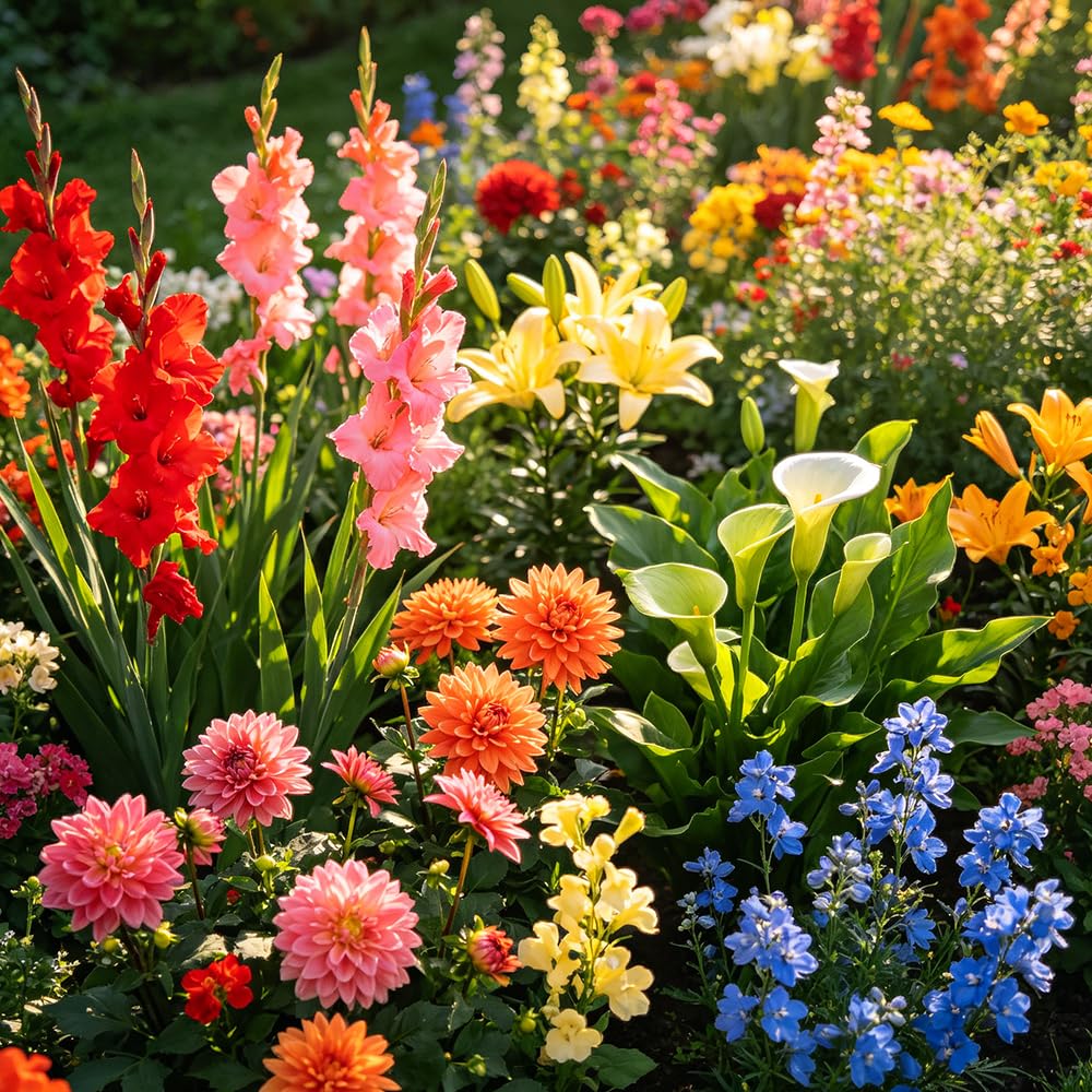 50zwiebeln x blumenRhizom Mehrfarbig balkongarten dürreresistente