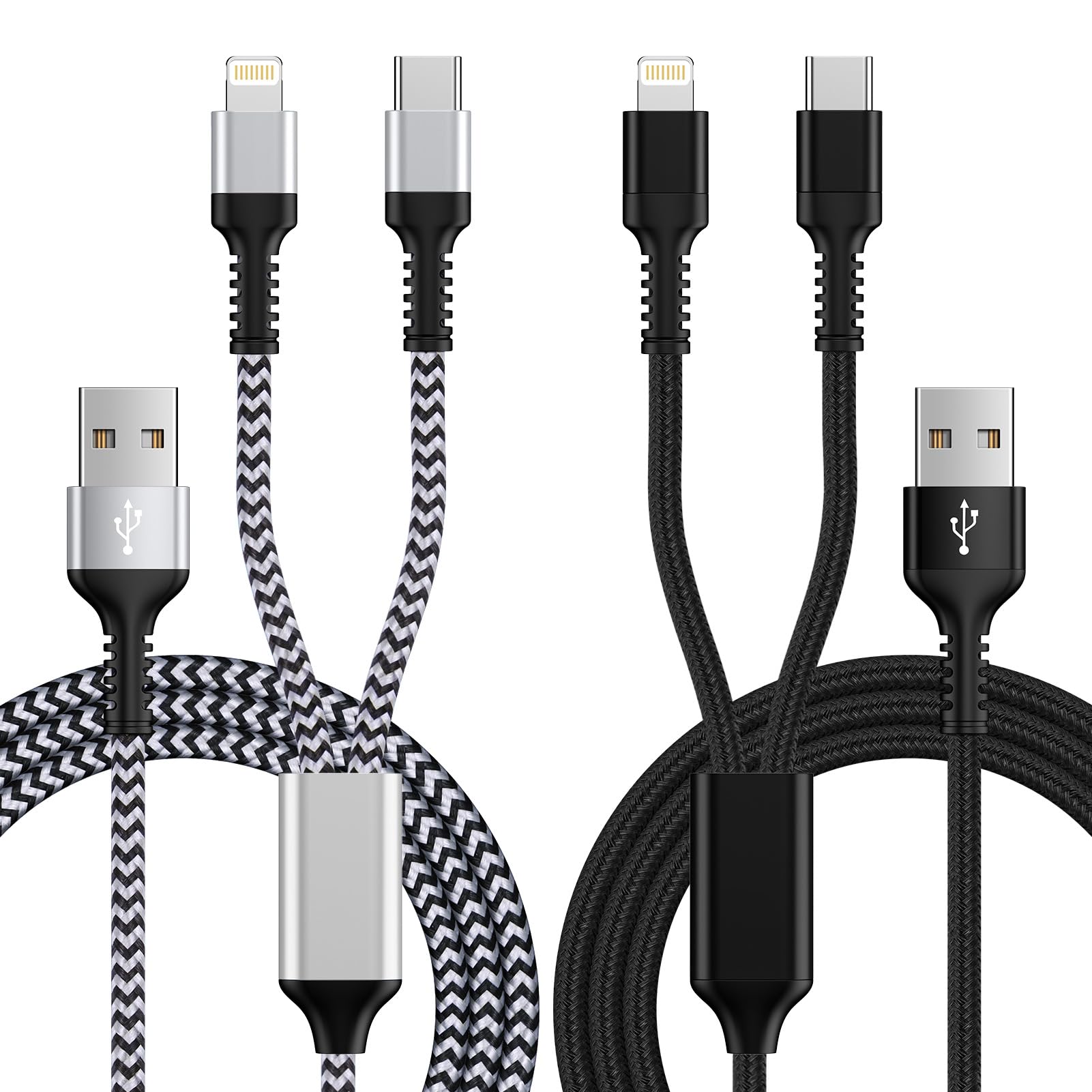 Amazon.co.jp: GAEF 2in1 充電ケーブル iPhone Lightning 充電ケーブル