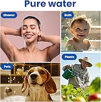 Vista 9 de Adamson Filtro de ducha para agua dura, cabezal de ducha filtrado de 36 etapas, ayuda a reducir el cloro, soporta una piel y cabello más saludables