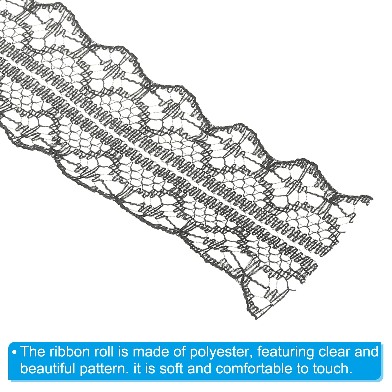PATIKIL 1.2 Inch x 11 Yards Lace Trim Ribbon - Image 4