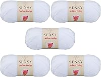 Vista 71 de Sensy Softee Hilo para Bebé, 3.5 oz, 275 yardas, Gauge 3 Light (Almendra)