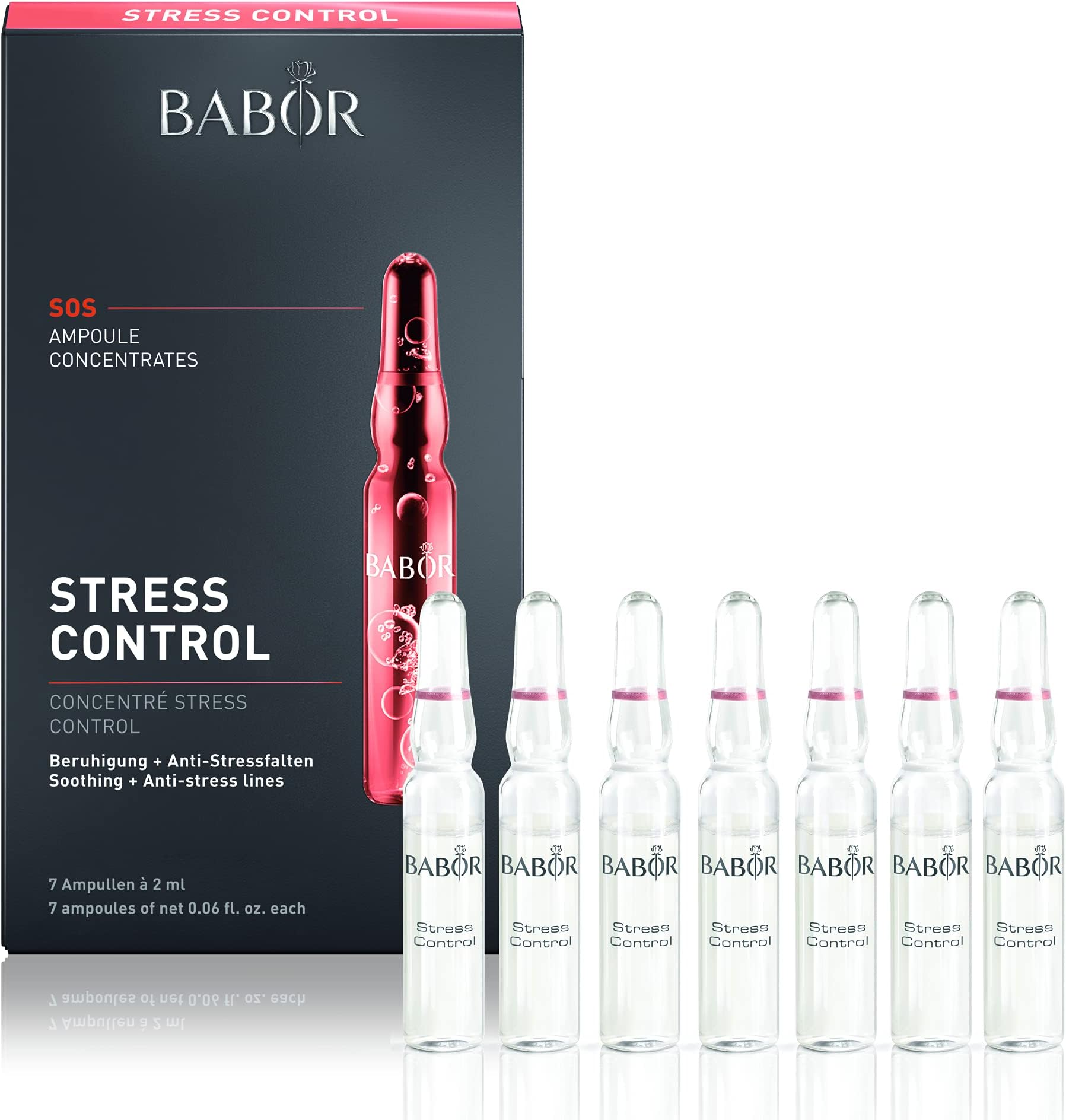 Babor Stress Control Ampoule Concentrates 7 Ampoules (2 ml each), 100 g