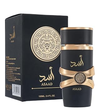 ASAAD Eau de Parfum for Unisex - 3.4 Fl Oz 100ml - Long Lasting Arabian Style Eau de Parfum EDP - Warm Spicy & Woody Fragrance with Tobacco, Coffee, Vanilla & Amber - Premium Gift Fragrance