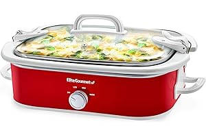 MST-5240 3.5Qt Casserole Crock Pot with Locking Lid