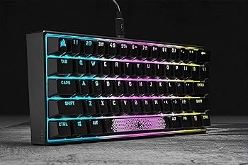 CORSAIR K65 RGB Mini - Compact Mechanical Gaming Keyboard