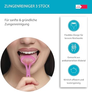 Edel+White Tongue Cleaners- 3 Pack