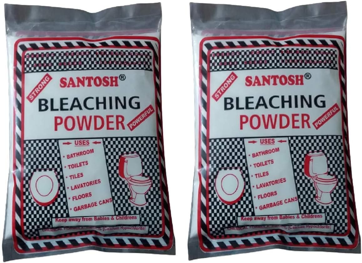 Powerful Bleaching Powder 2KG - Pack of 2 For Household & Kitchen Cleaning | Disinfectant to Kill Fungus, Germs, Bacteria | Floor Cleaner | Toilet Cleaner | Overhead Tank Cleaner | Mori Powder