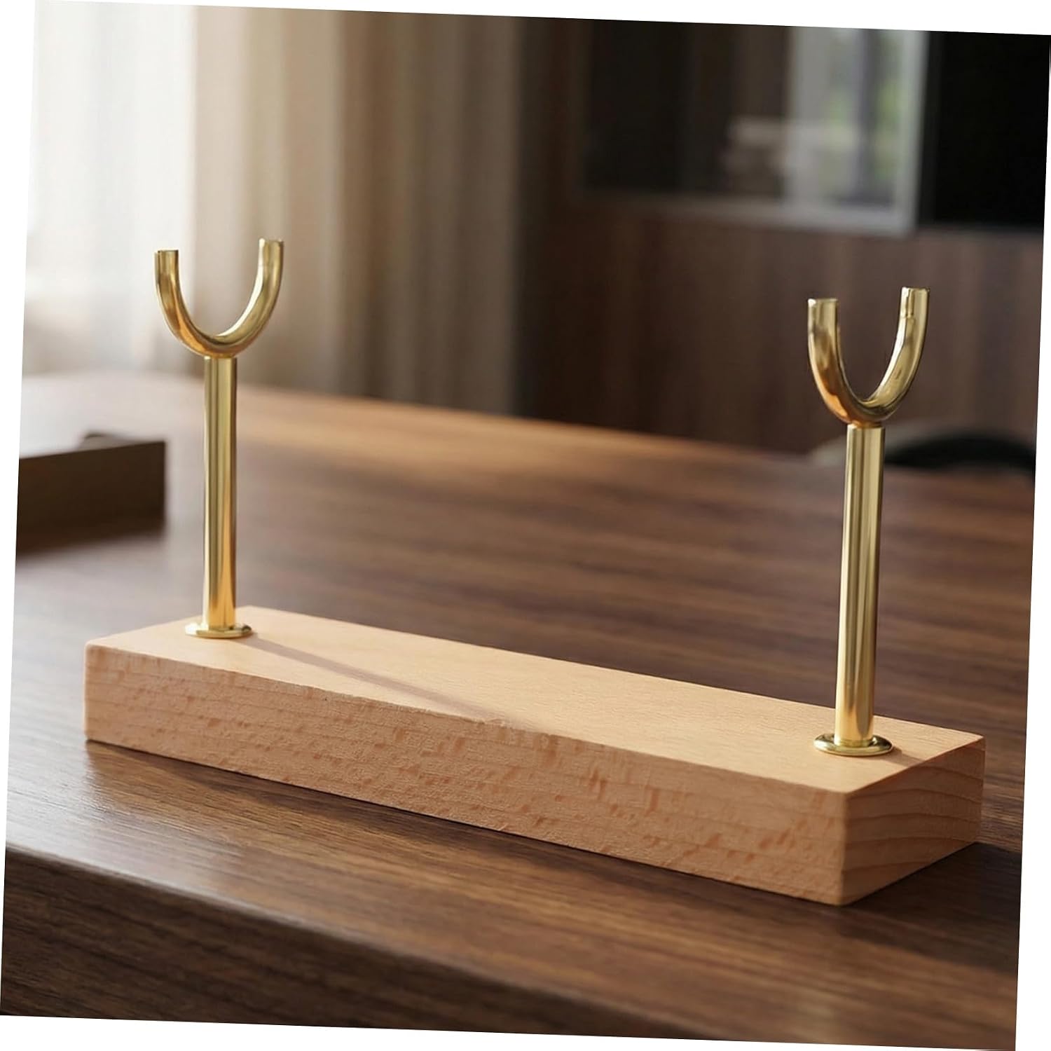 Arm Wooden Bracelet Holder Stand with Sturdy Base for Display image 4
