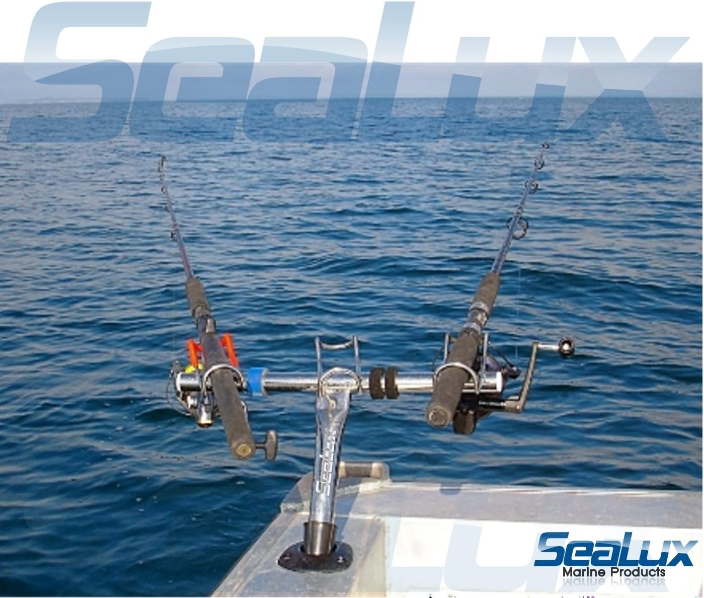 SeaLux Marine 316 Stainless Steel 2-Way Angled Snapper Rod Holder (Starboard)
