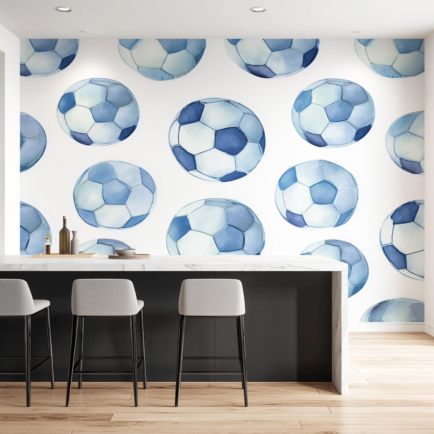 Tapeta 3D świeża, sportowa, kreskówkowa, 315 x 215 cm, mural ścienny, piłka nożna, minimalistyczna tapeta mural do sypialni, przedszkola, malowniczego ogrodu, wisząca ściana