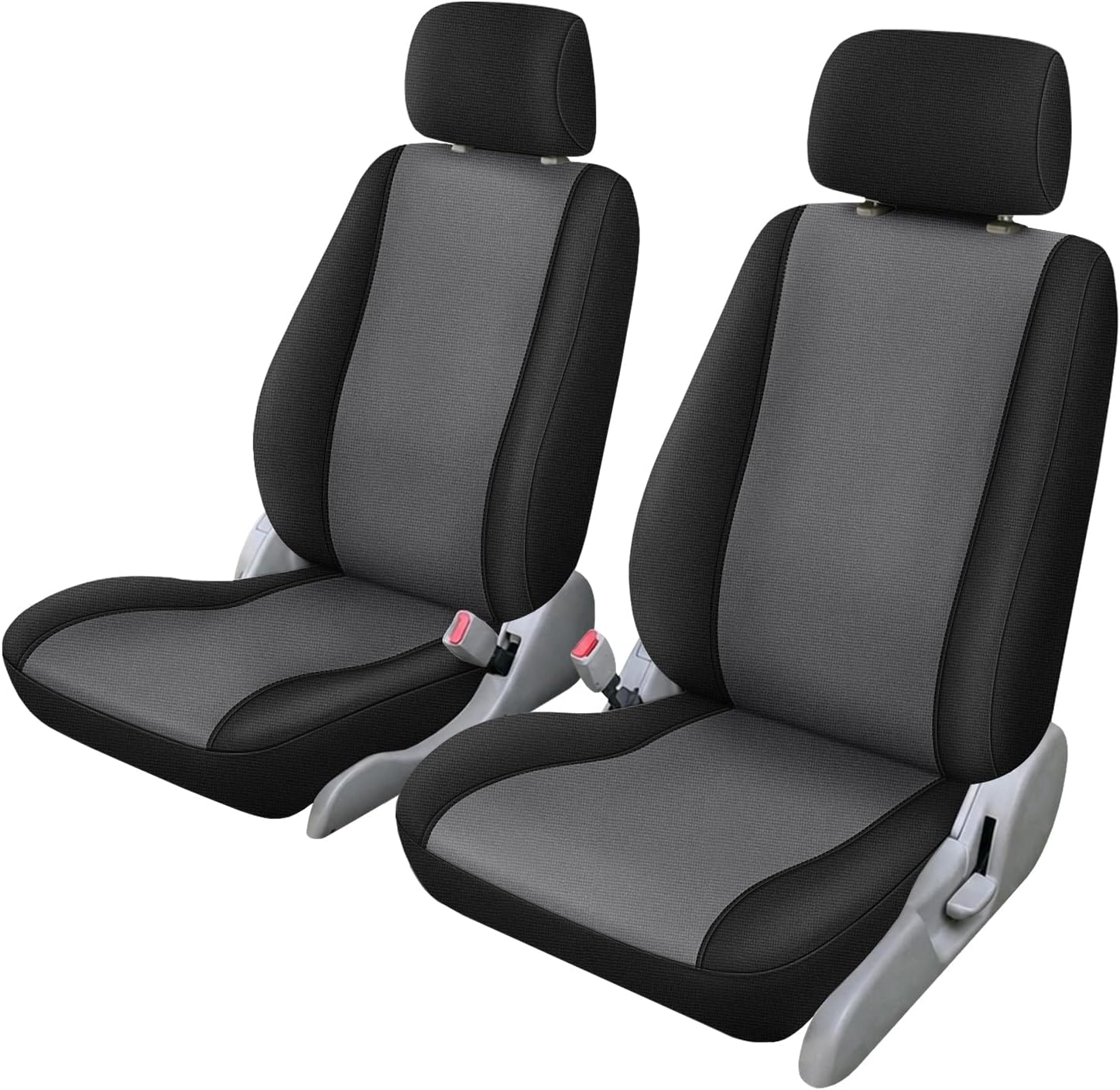 SAPUBK Front Seat Covers Replace for 1995-2004 Toyota Tacoma Flat Bucket Seat, Premium Neoprene with Composite Soft Foam Lining Breathable Seat Cover Cushion
