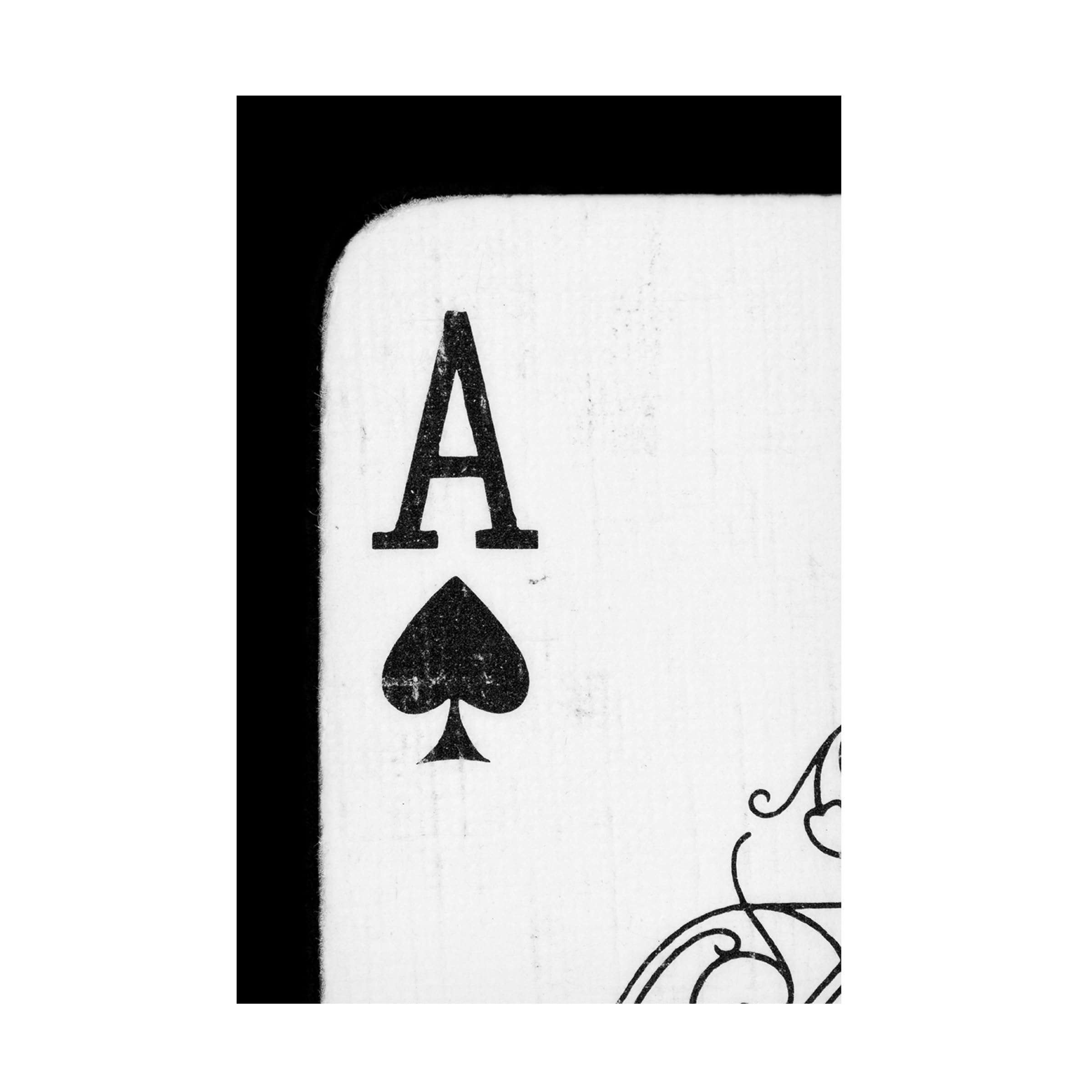 Trademark Fine Art Canvas Wall Art - Tom Quartermaine Ace of Spades Close Up Wall Art for Living