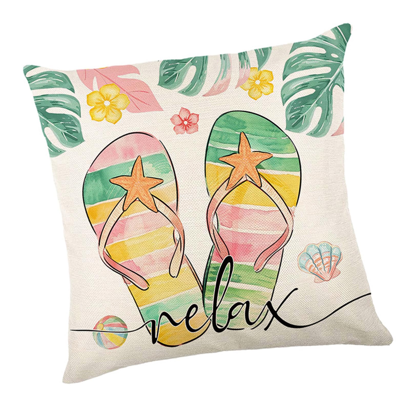 Tsophreniq Decorative Pillow Covers Farmhouse Throw Case 45x45cm Cushions for Sofa Couch Pillowcase Home Decoration Zippers