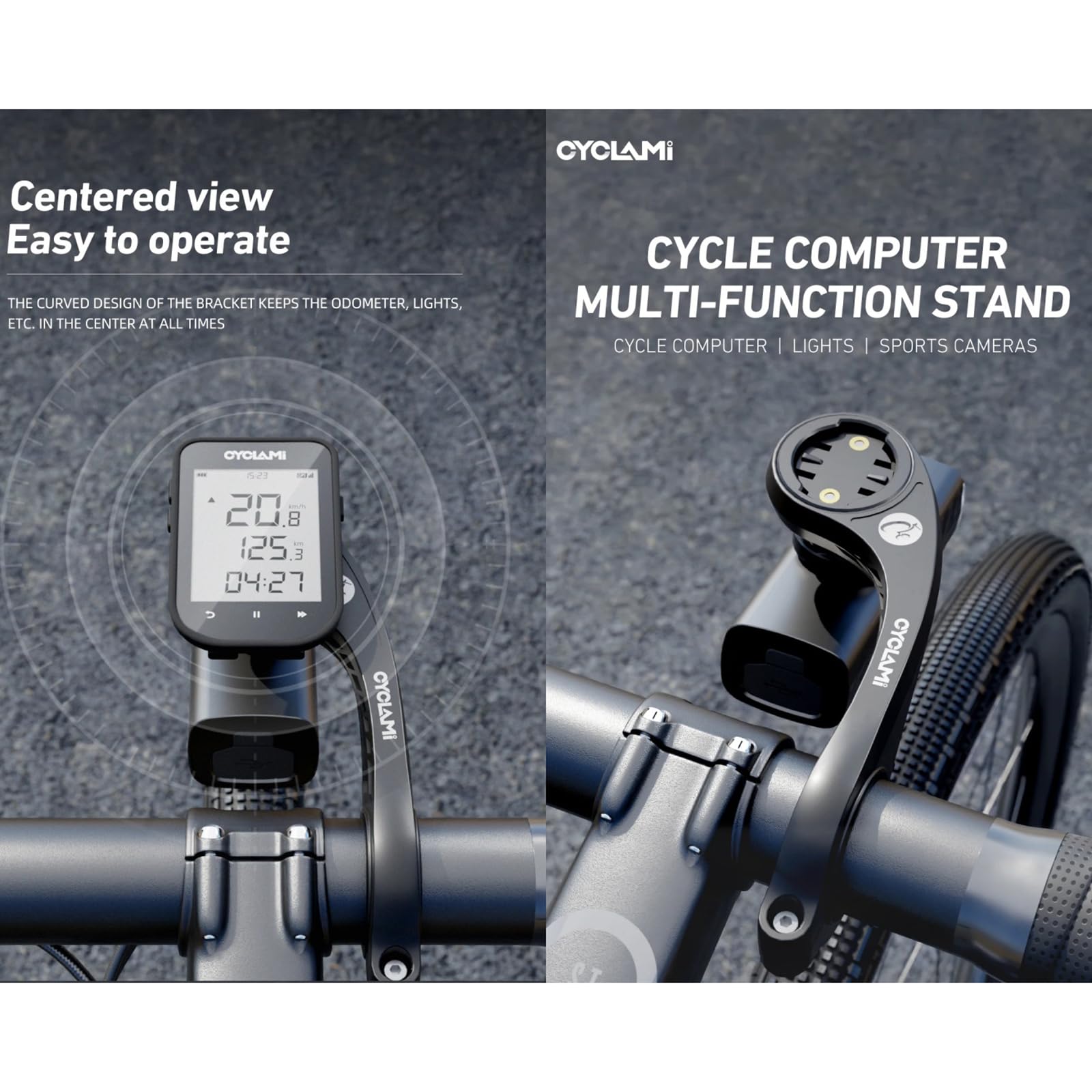 Amazon.co.jp: サイコン マウント サイクルコンピューター ブラケット