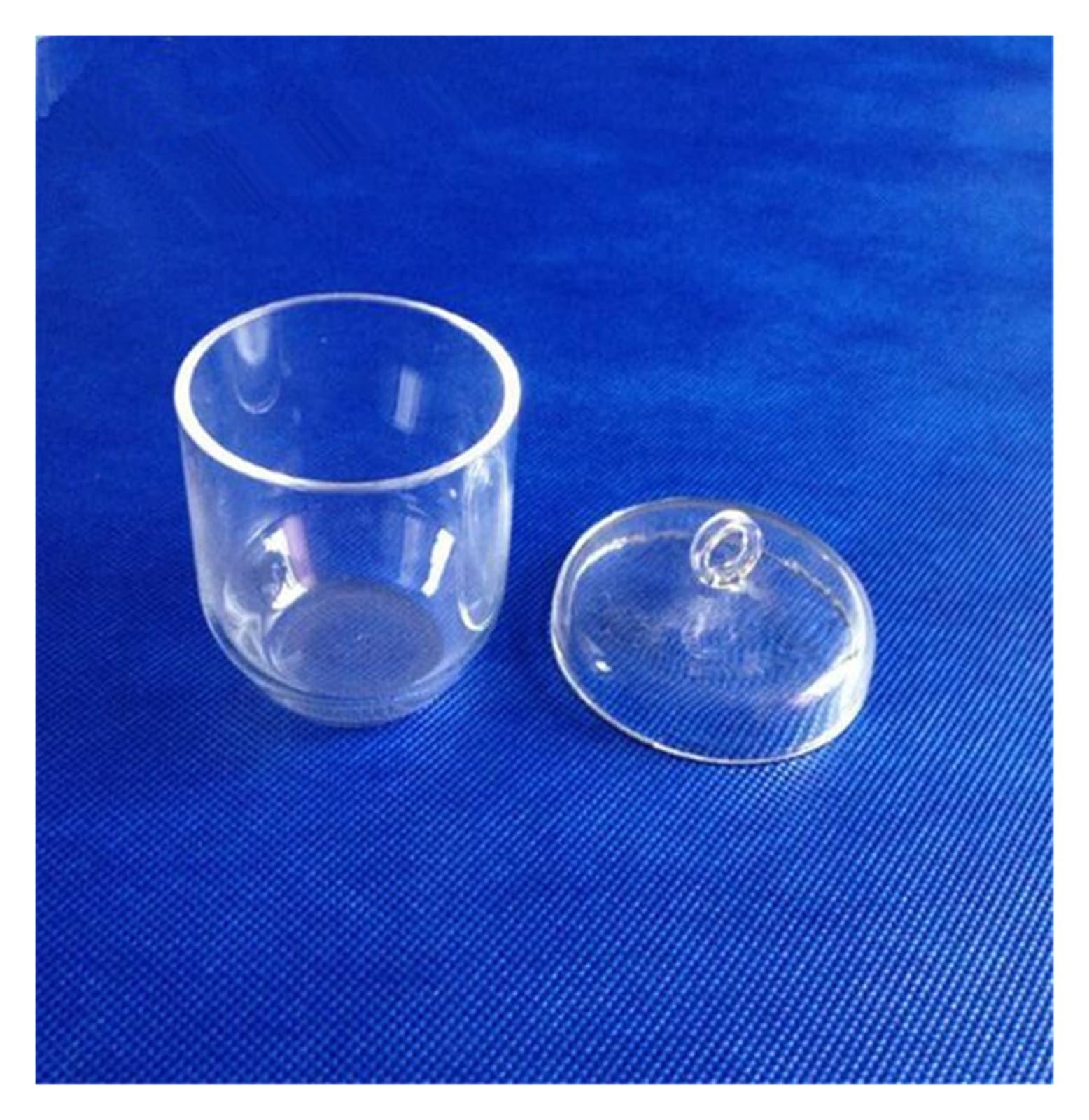 MENGKE Crisoles De Cuarzo De Fusión Transparente De 15 Ml Con Tapa