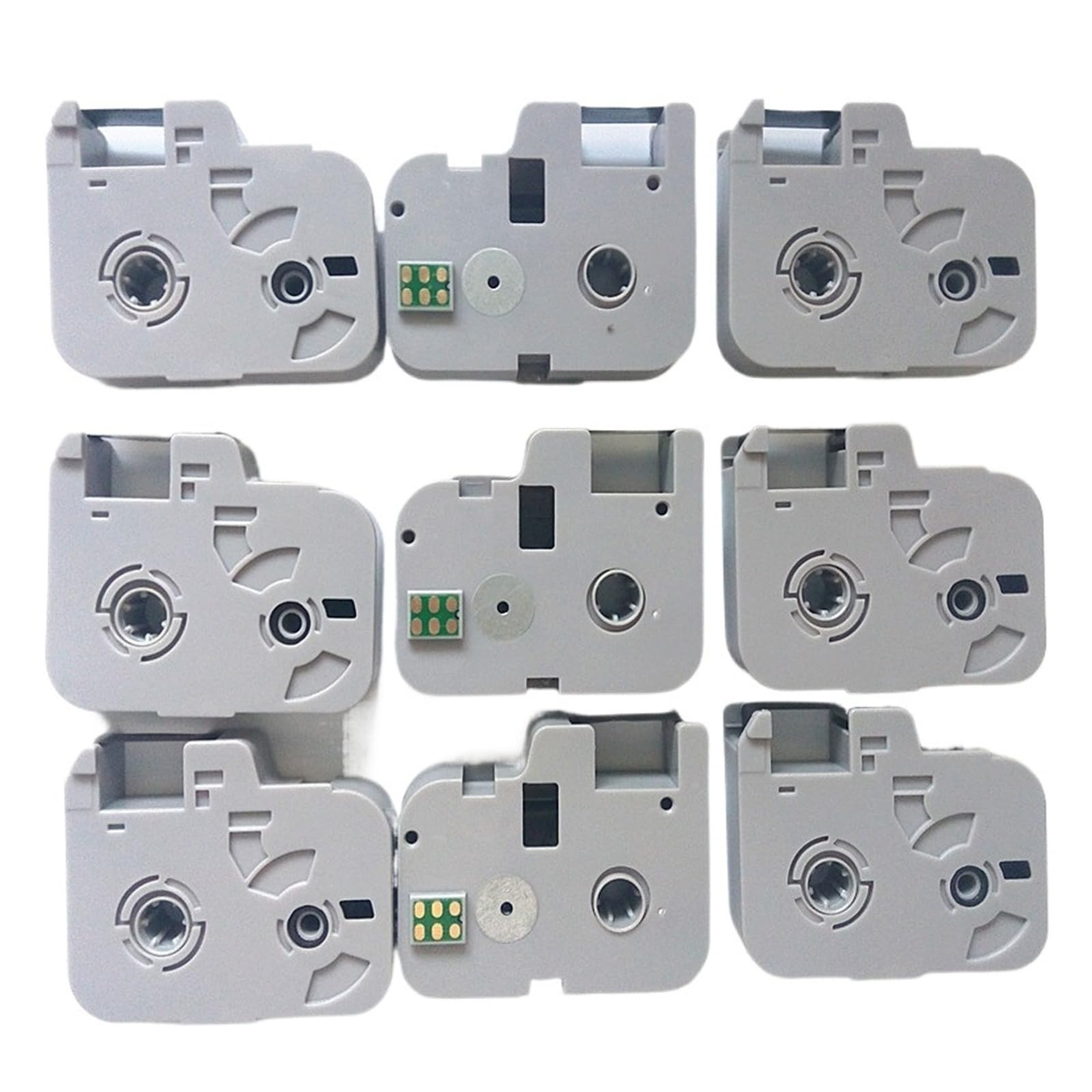 Paquete de 5 casetes cinta tinta DR-D80B compatibles con máquinas etiquetadoras tubos alambre y escribir identificación S710