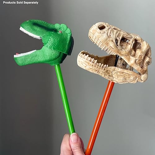 Miniatura 5 de Safari Ltd. T-Rex Skull Snapper - Juguete de plástico ABS de 18 pulgadas con temática de dinosaurio, juguete educativo atractivo para niños a partir