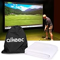 Vista 1 de Aikeec - Pantalla de impacto para simulador de golf: Pantalla de impacto de golf de 7 mm de espesor para entrenamiento en interiores/hogar/garaje