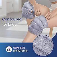Vista 2 de REVIX Almohadilla térmica para microondas para soporte de rodilla, rodillera calentada con calor húmedo para rigidez, codo y articulación, compresa