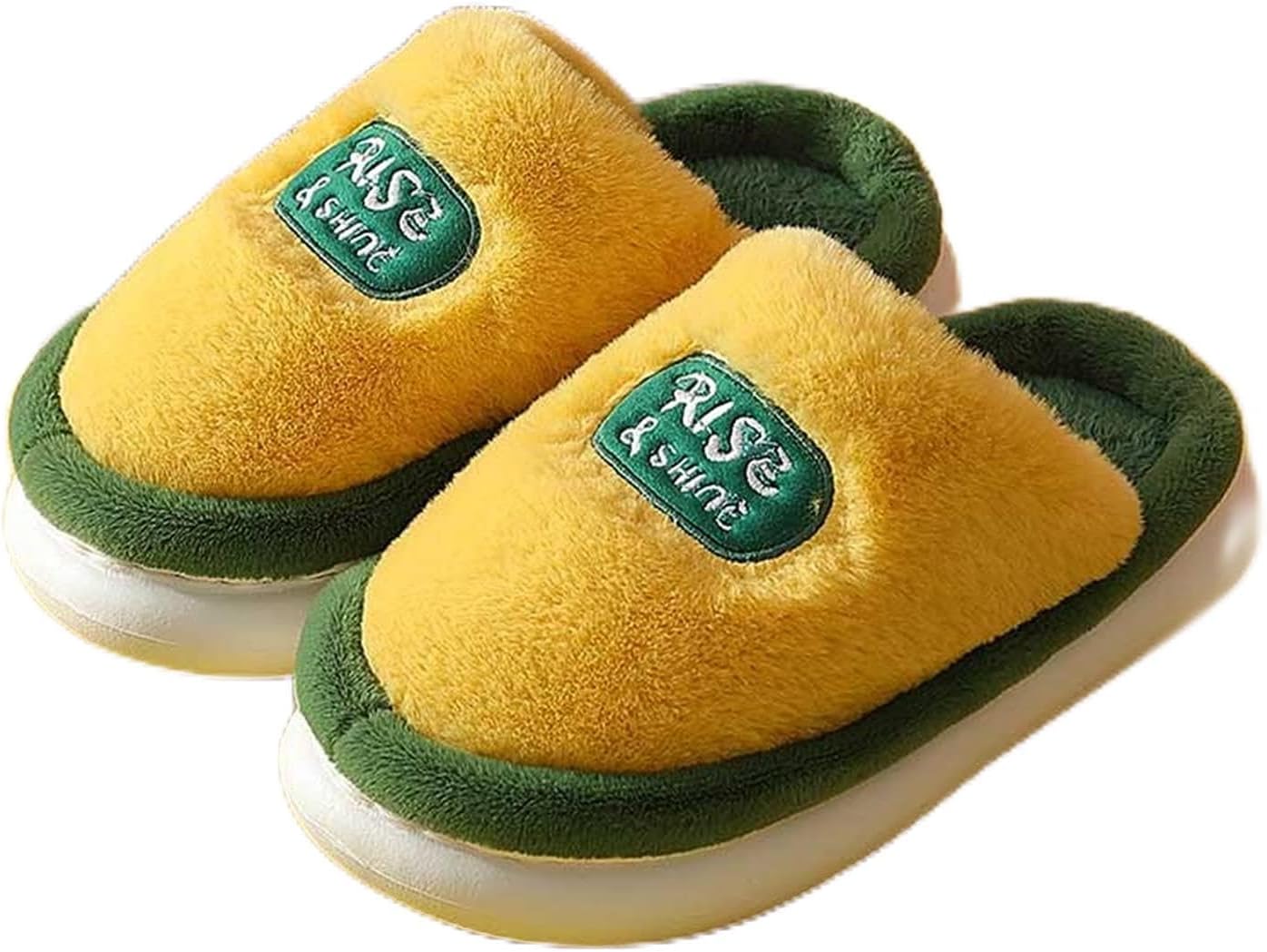 GLigeT Men's slippers Winter Heel Wrap Slippers Comfort Warm EVA Anti-slip Thick Sole Shoes Platform Shoes for Indoor Women Women's slippers