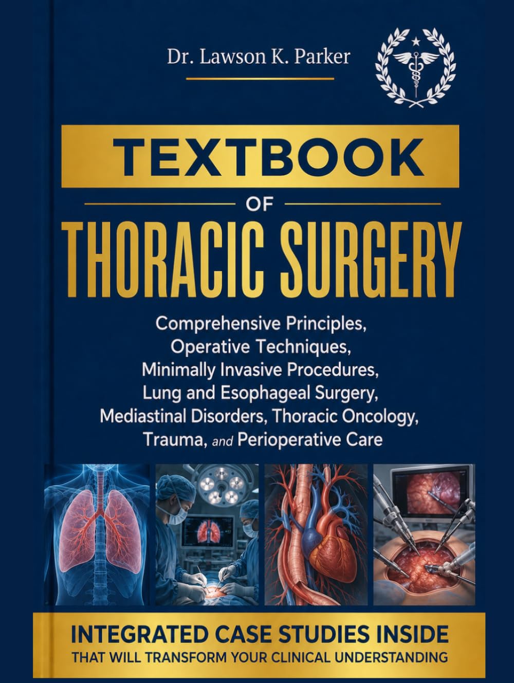 TEXTBOOK OF THORACIC SURGERY: Comprehensive Principles, Operative Techniques, Minimally Invasive Procedures, Lung and Esophageal Surgery, Mediastinal ... Oncology, Trauma, and Perioperative Care