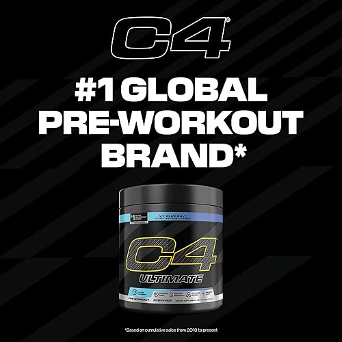 Vista 25 de Cellucor C4 Ultimate - Polvo para antes del entrenamiento, suplemento energético sin azúcar para hombres y mujeres, 300 mg de cafeína + TeaCrine +