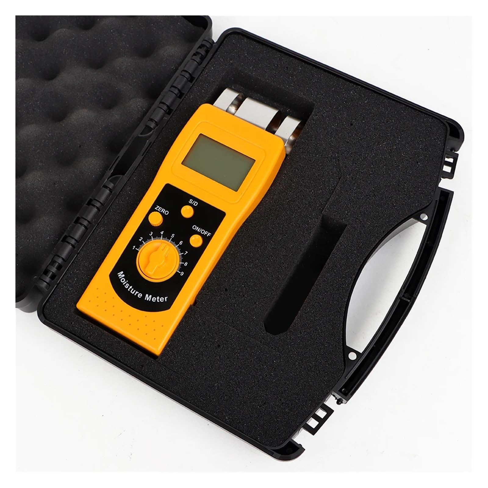Misuratore Di Umidità Del Legno Ad Alta Precisione Con Retroilluminazione LCD, Igrometro Portatile For Legname, Truciolato,Controllo accurato