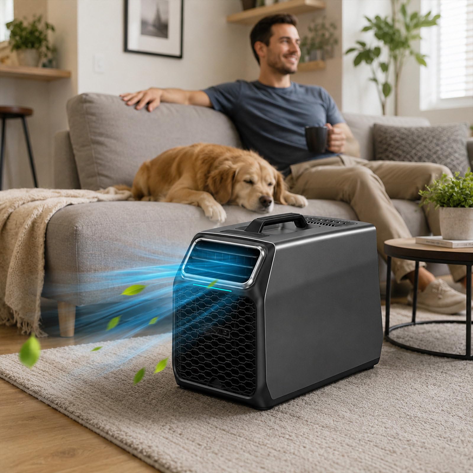 Json2xml Multicolor Portable Air Conditioner For Tent Camping, 3500-6000 Btu 1800W/8-10M²