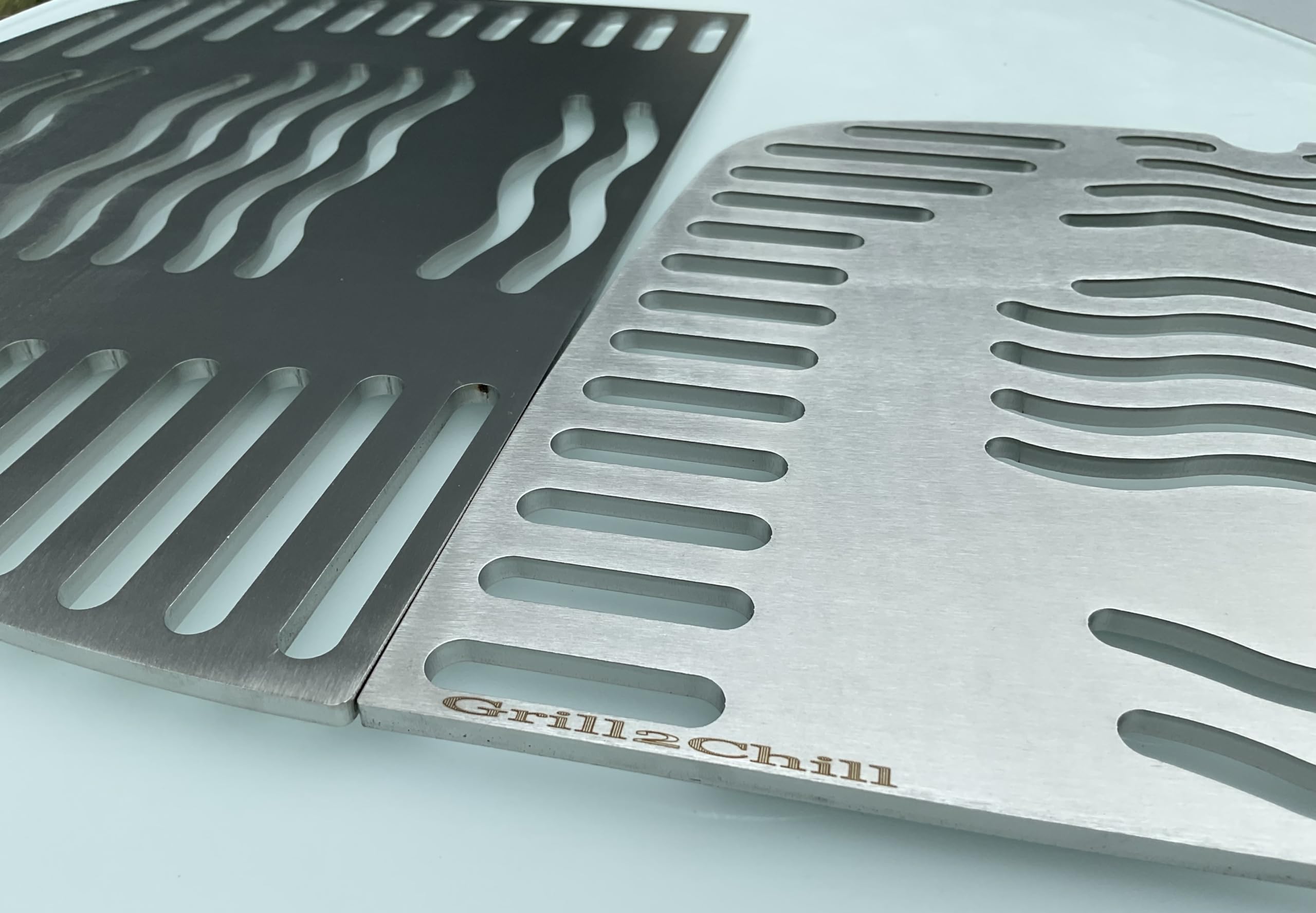 Ruszt do grillowania ze stali nierdzewnej V2A 1.4301 pasuje do Grills Napoleon TRAVELQ 285 PRO285 PRO 285X PRO285E + Phantom / grubość materiału 5-5,2 mm / waga prawie 5 kg