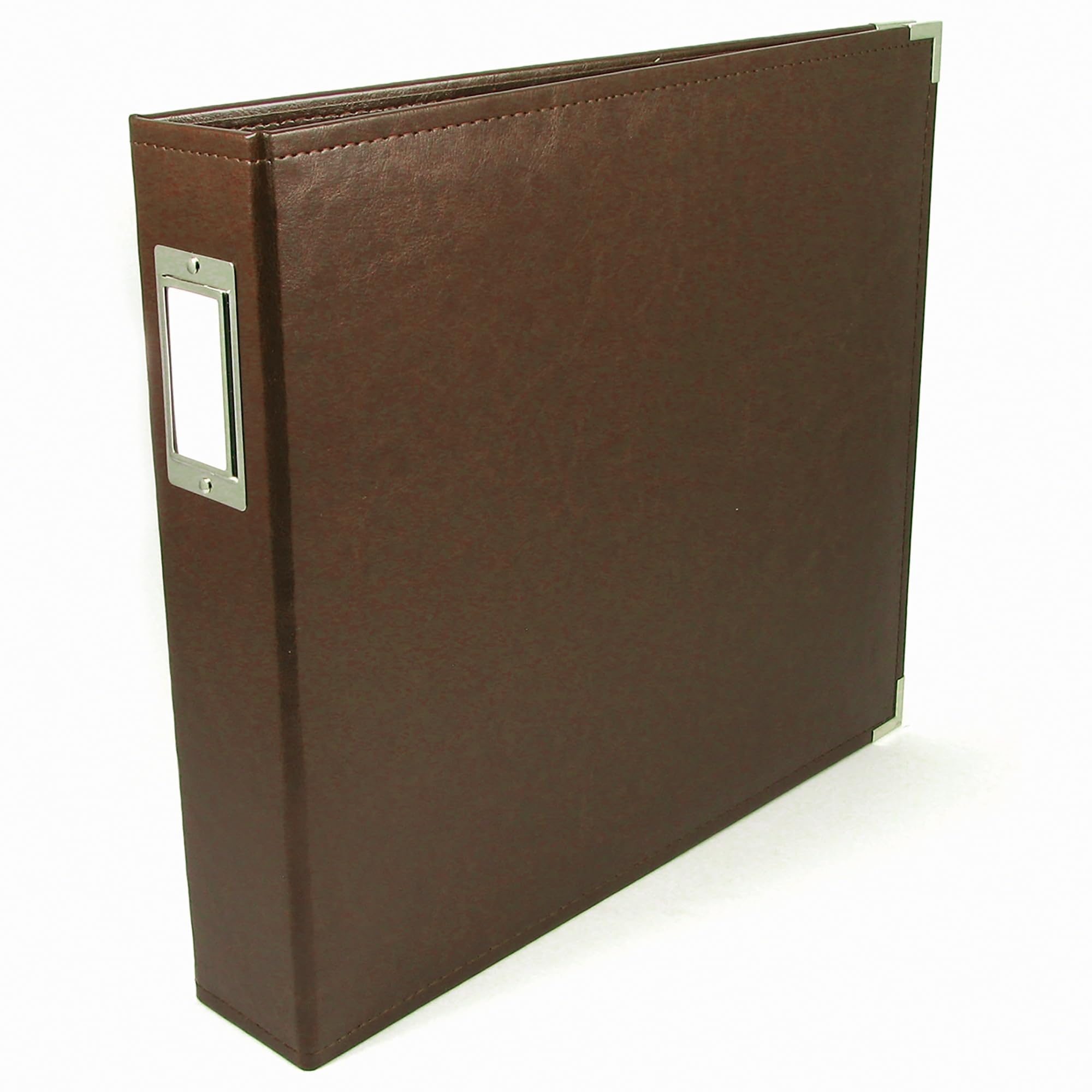 We R Memory Keepers American Crafts 660909 Classic D-Ring Scrapbooking Album, X 12-inch, Dark Chocolate, Acrylic, Multicolour, 34.79x39.11x6.85 cm