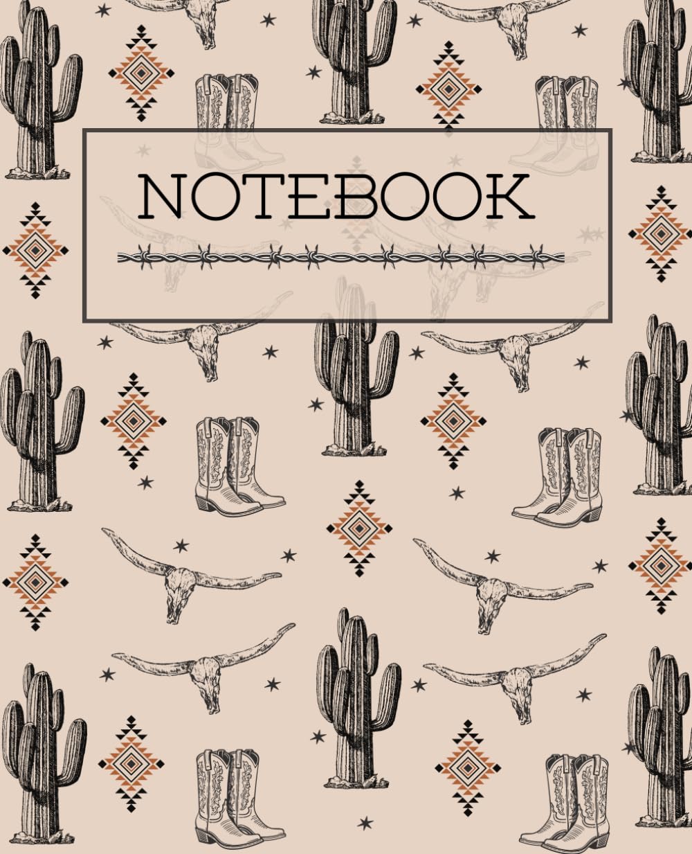 Western Ranch Notebook: Lined Journal for Ranchers, Farmers, Livestock Showmen & Horse Lovers