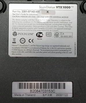 Polycom SoundStation VTX1000