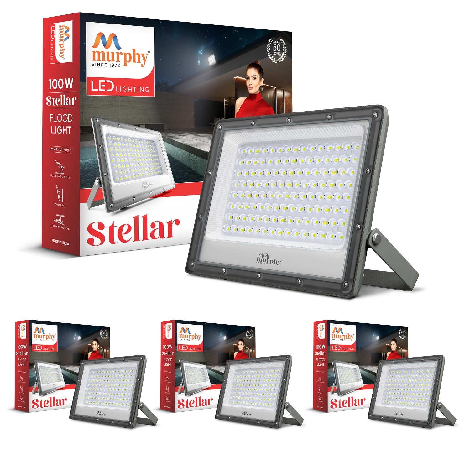 Murphy Stellar LED Flood Light - 200W, Waterproof -25