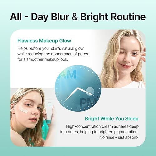 Miniatura 5 de Porethera Real Bifida Blur Cream  Crema hidratante facial coreana  Minimizador de poros Crema de tonificación facial para difuminar la cara