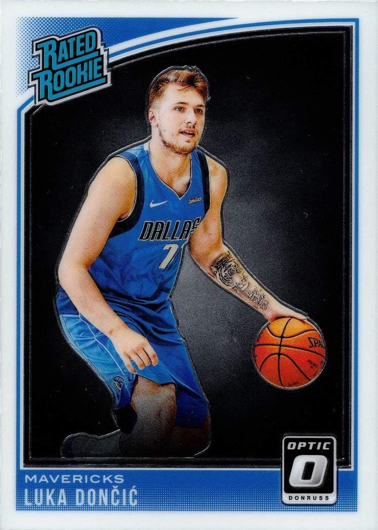 2018-19 Panini Donruss Optic Basketball #177 Luka Doncic Rookie Card Rated Rookie