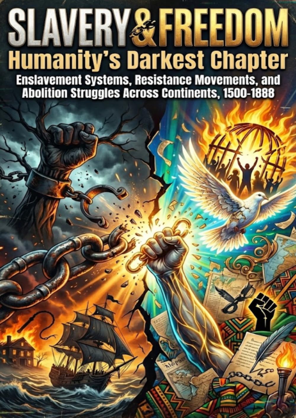 Slavery & Freedom: Humanity's Darkest Chapter: Enslavement Systems, Resistance Movements, and Abolition Struggles Across Continents, 1500-1888