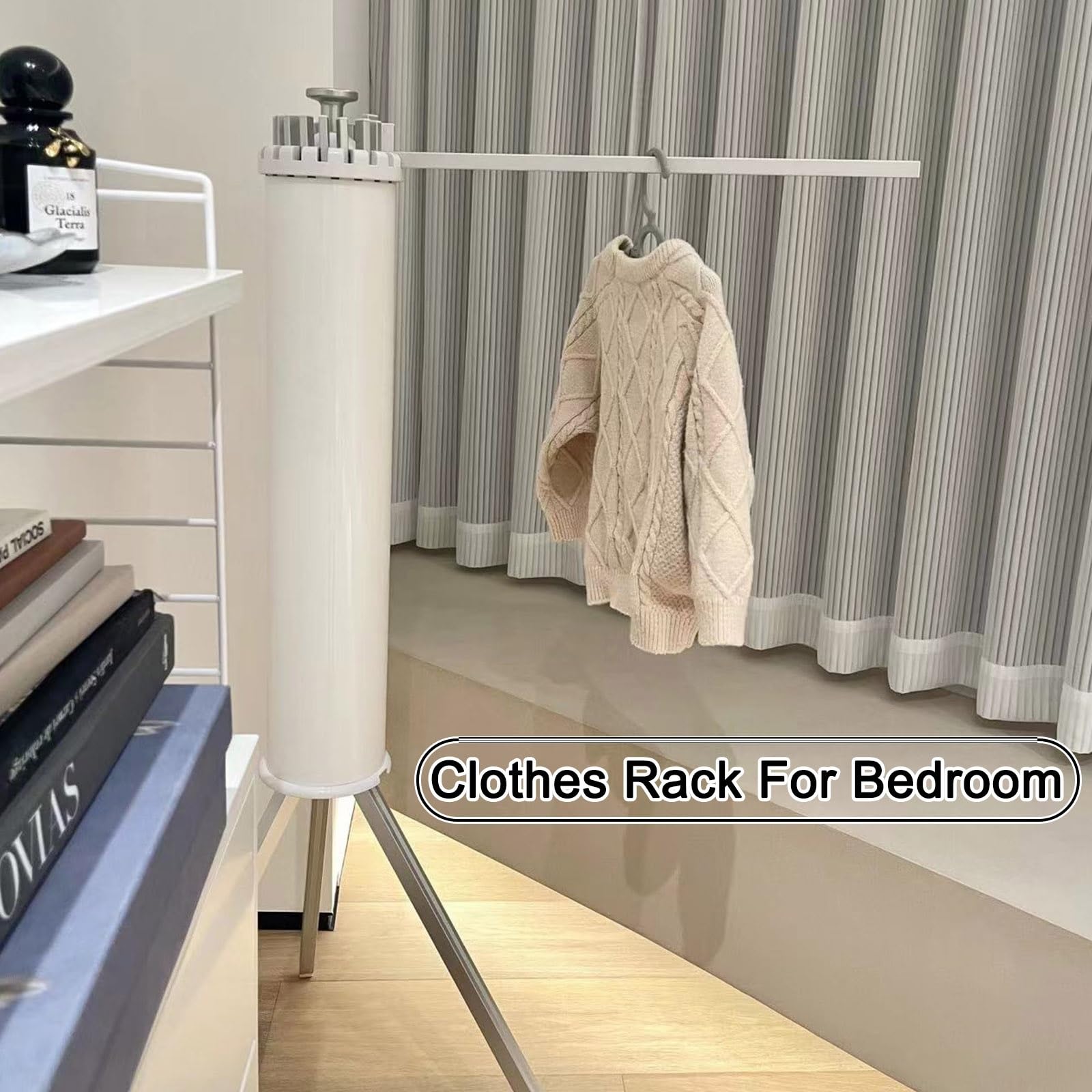 Portatile, in alluminio, pieghevole, appendiabiti, versatile, in metallo, per camera da letto, bagno, soggiorno, camera, viaggi, hotel e dormitorio, design compatto e leggero