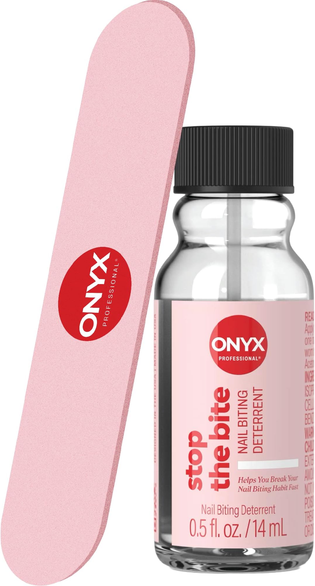 Stop the Bite Nail Biting Prevention Polish, 0.5 Fl Oz - Made in USA, Stop Nail Biting, No Bite Nail Polish, Thumb Sucking Deterrent