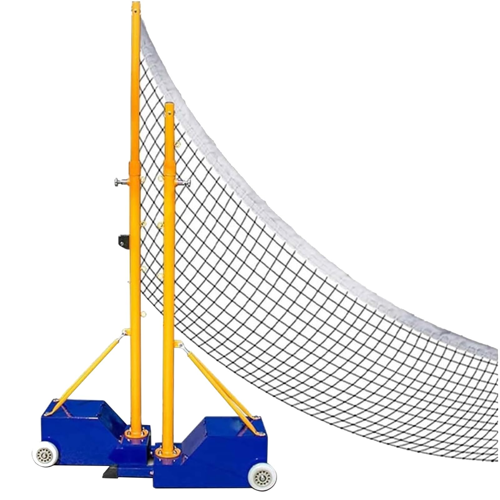 Red de Voleibol/bádminton con Base Estable y Ruedas portátiles para Uso en Interiores y Exteriores (Estilo 8)