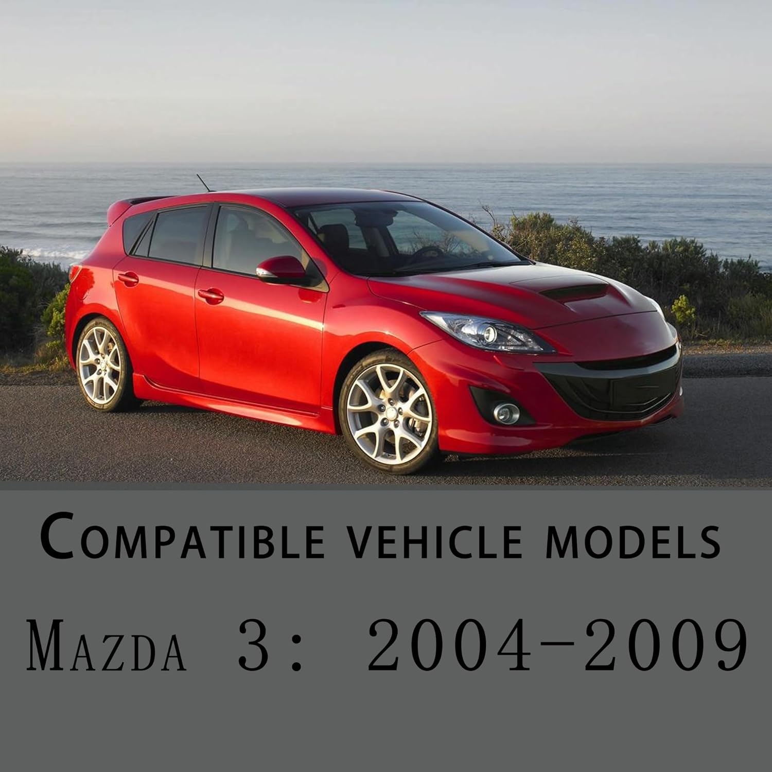 1 Pair Front Windshield Wiper Arm Kit Fits Compatible With Mazda 3 2004-2009 Replace OE 42925 42926 BN8F67321B BN8G67321A BN8F67321C BN8G67321B BN8F67321D BN8G67321C Left and Right