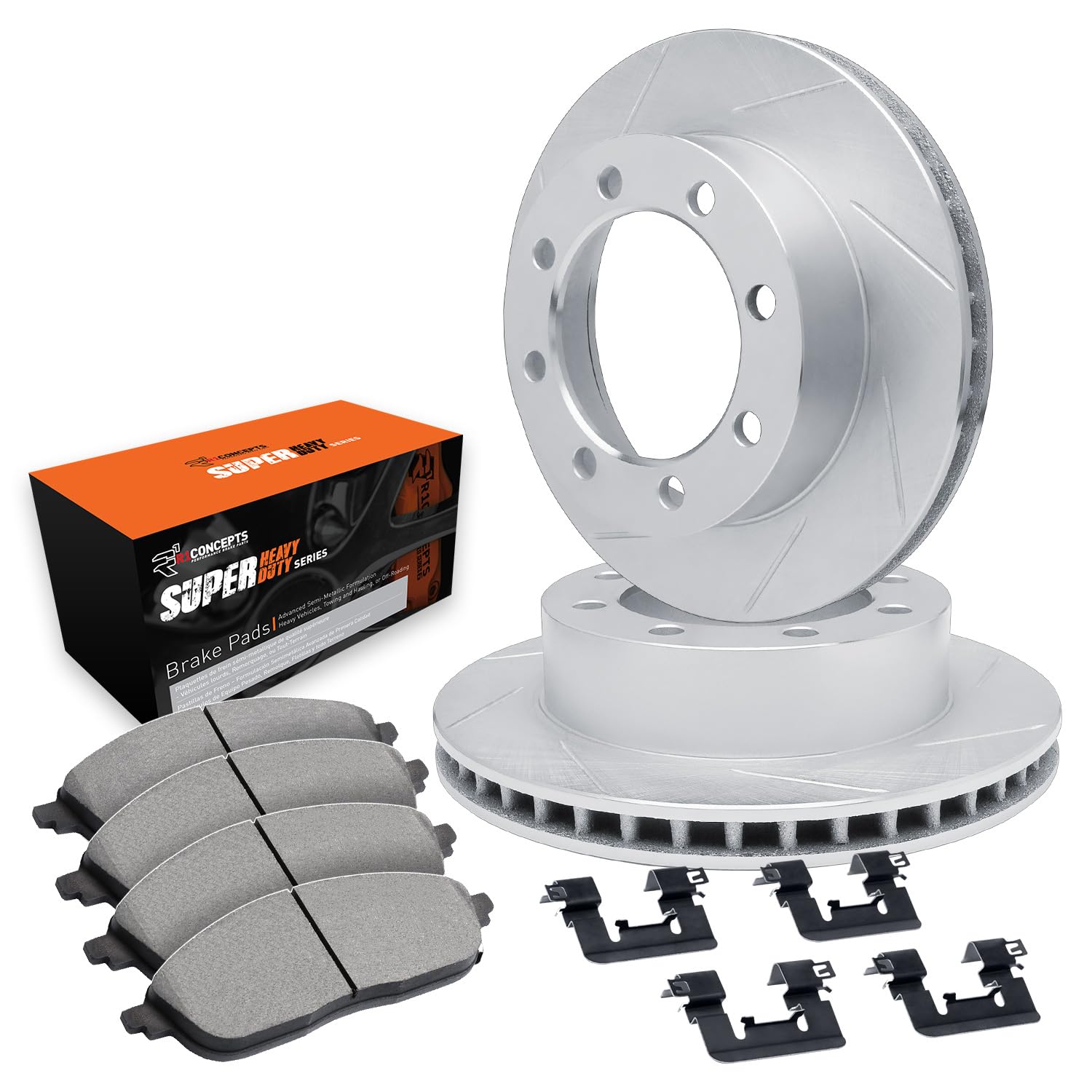 R1 Concepts Rear Brake Kit Fits 2010-2012 Ford F-250, F-350
