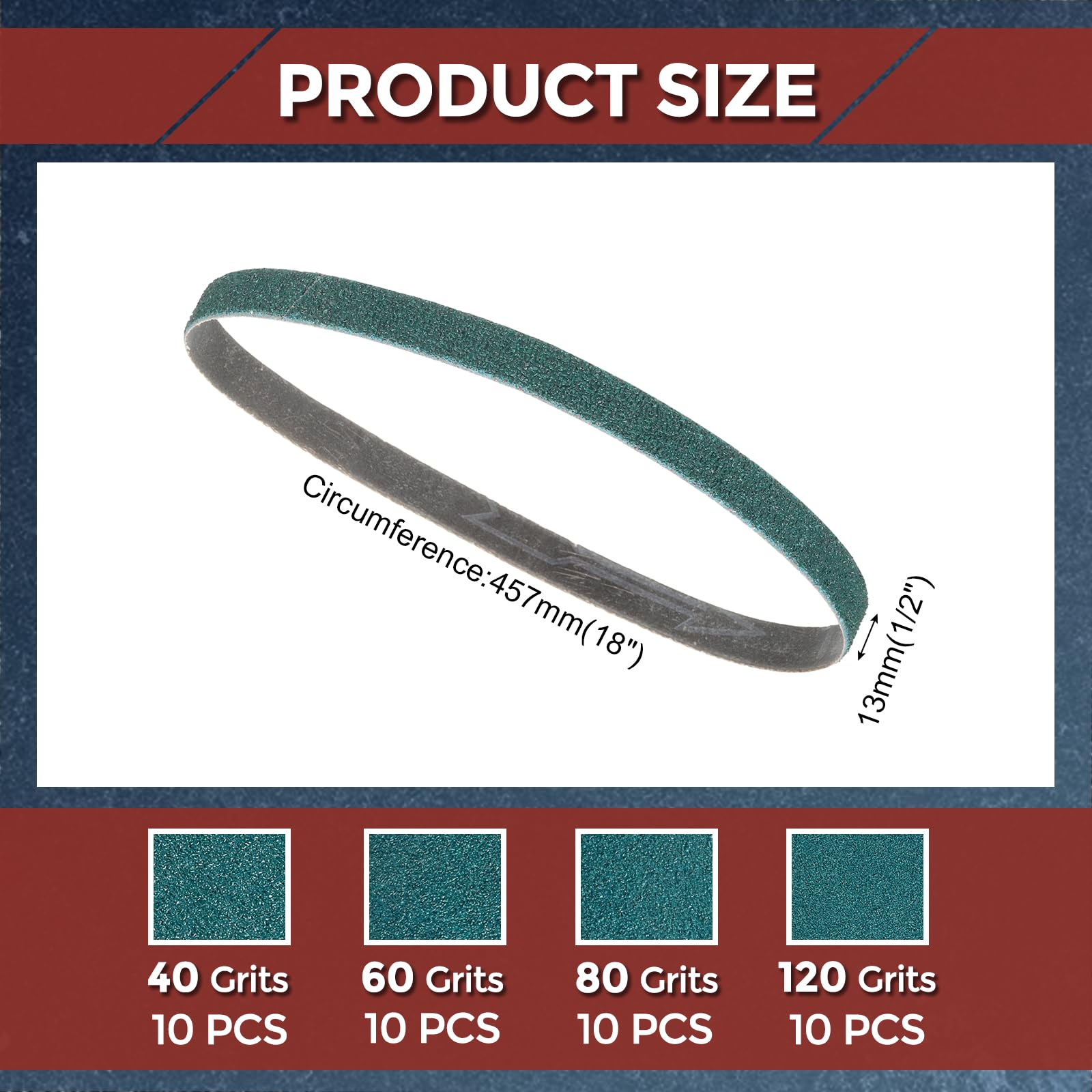 Kozelo 40 Pack Sanding Belt - Image 2